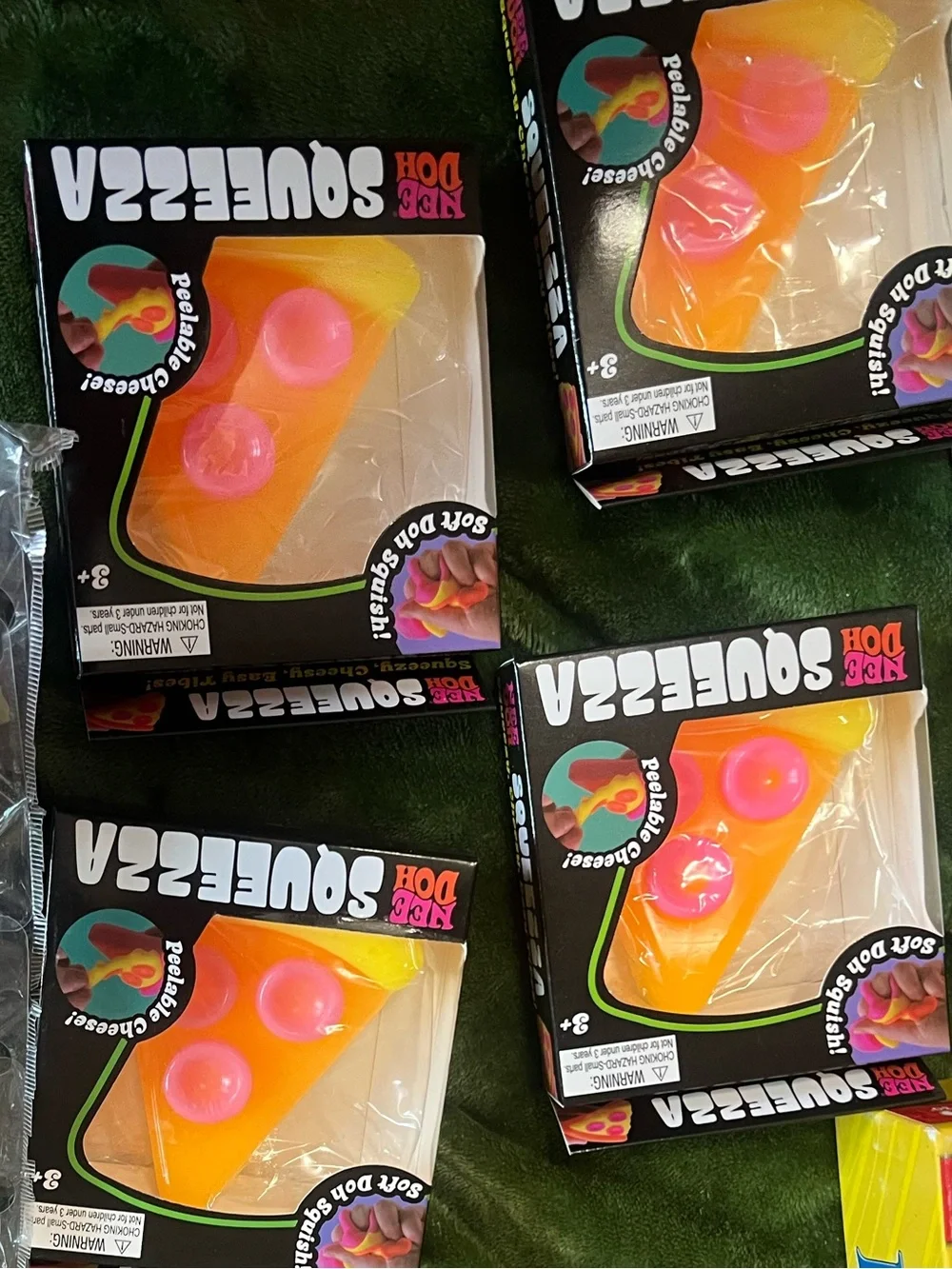 Squishy Pizza Cheese Slice Toy